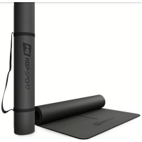 Йога-мат Hop-Sport PU 0,5см 183 x 68см HS-P005GM чорний