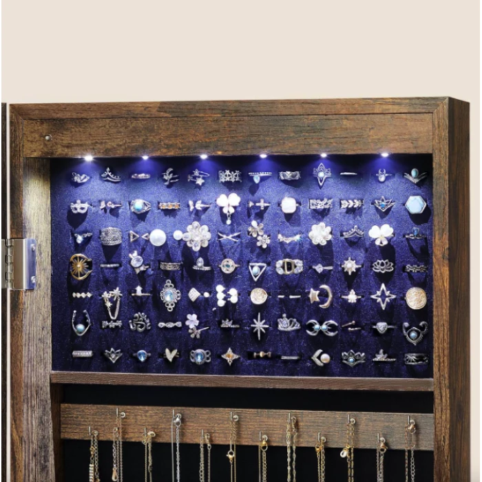 Дзеркало-шафа Leobert Kors з підсвіткою в стилі Loft коричневий