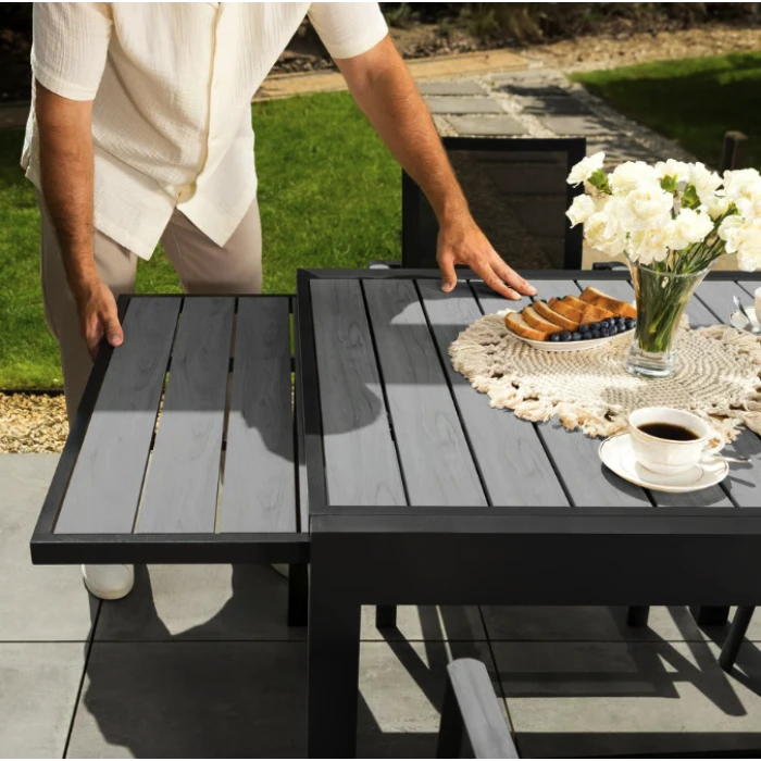 Стол Di Volio Comlo раздвижной серый