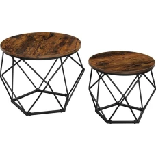 Комплект журнальных столиков Leobert Watson 2 шт в стиле Loft