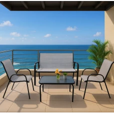 Комплект садових меблів Jumi FIESTA сірий