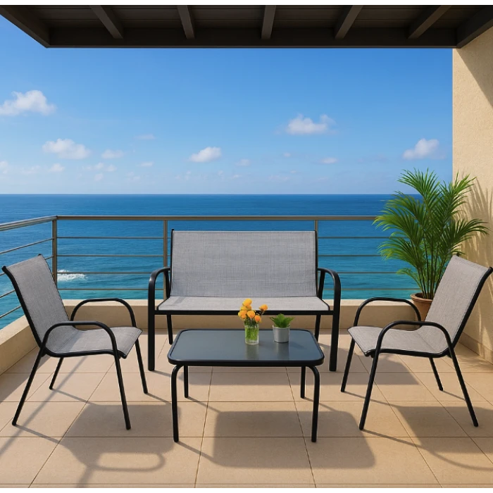 Комплект садових меблів Jumi FIESTA сірий