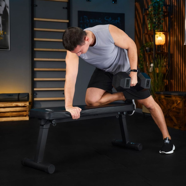 Гантеля шестигранная прорезиненная TX-250RD Trex Sport 25кг