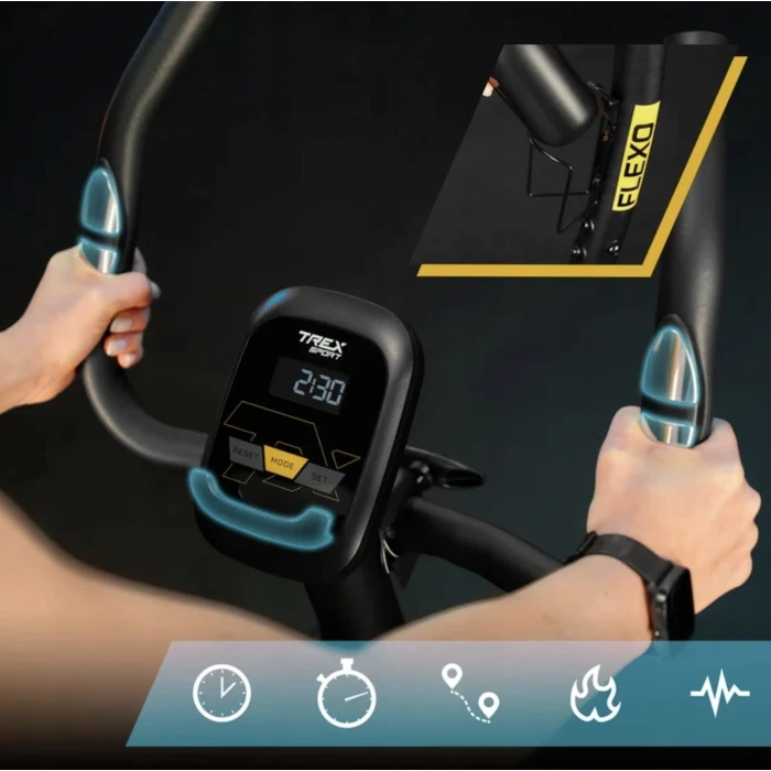 Велотренажер Trex Sport TX-450MB FLEXO черный магнитный