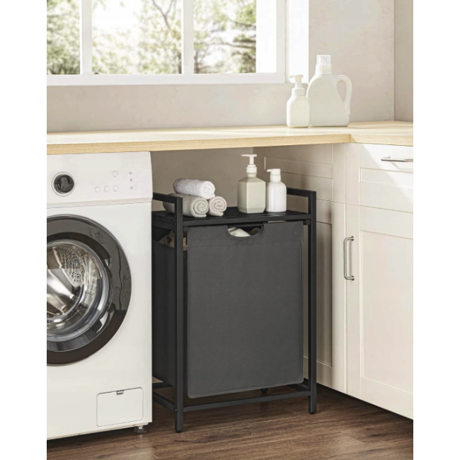 Корзина для белья Leobert Napoli 65 л в стиле Loft серый