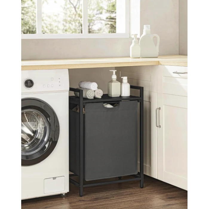 Корзина для белья Leobert Napoli 65 л в стиле Loft серый