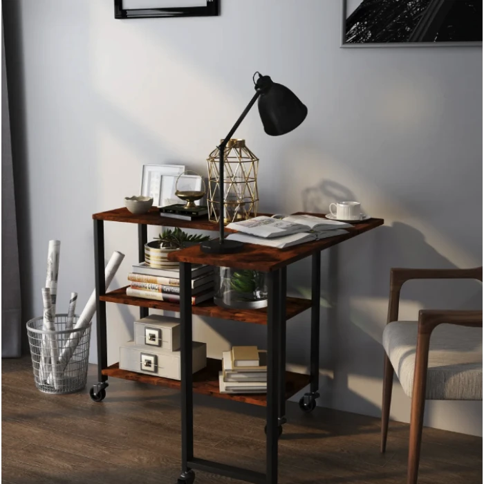 Стол L-образный Costway King вращающийся в стиле Loft