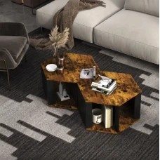 Комплект журнальных столиков Costway Neka шестиугольный