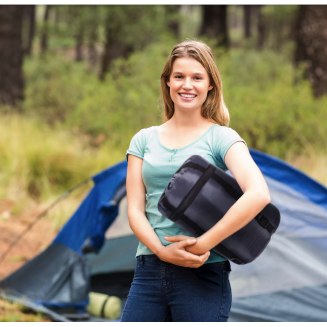 Спальный мешок кокон Outtec Mummy демисезон синий