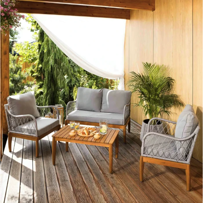 Комплект садових меблів Di Volio Ragio сірий