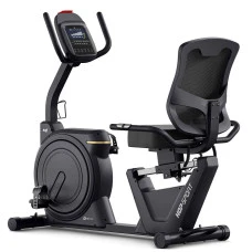 Горизонтальний велотренажер Hop-Sport HS-5000L Ranker чорно-золотистий