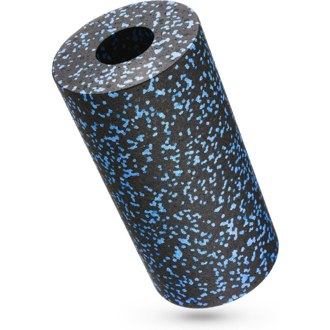 Масажний ролик Gymtek для йоги та фітнесу EPP 30*15см чорно-синій