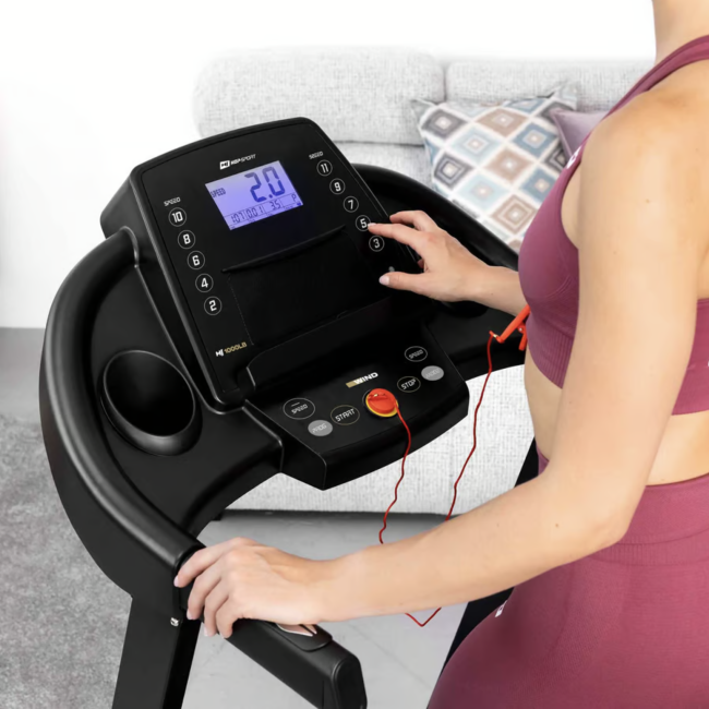 Бігова доріжка Hop-Sport HS-1000LB Wind сірий