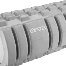 Массажный ролик Gymtek для йоги и фитнеса EVA 33*14см серый