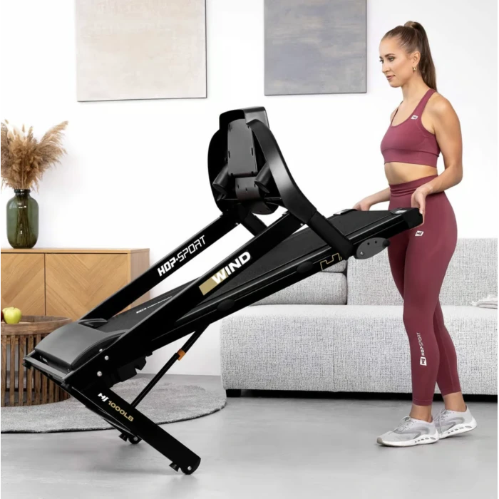 Бігова доріжка Hop-Sport HS-1000LB Wind сірий