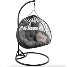 Підвісне крісло-кокон Di Volio Foggio двомісне чорний