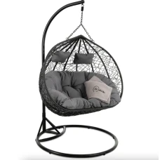 Підвісне крісло-кокон Di Volio Foggio двомісне чорний