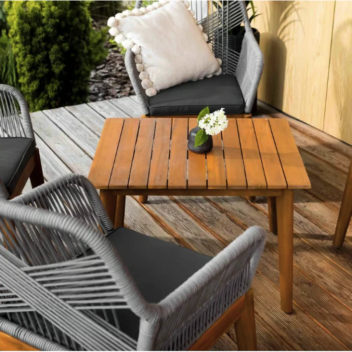 Комплект садовой мебели Di Volio Piago серо-графитовый