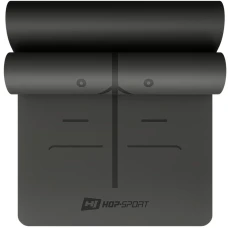 Йога-мат Hop-Sport PU 0,5см 183 x 68см HS-P005GM чорний