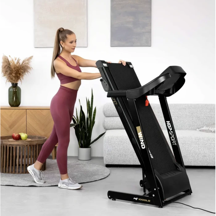 Бігова доріжка Hop-Sport HS-1000LB Wind сірий