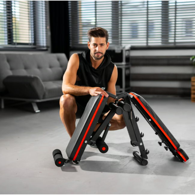 Лавка тренувальна Hop-Sport HS-1010 Pro універсальна для жиму та пресу