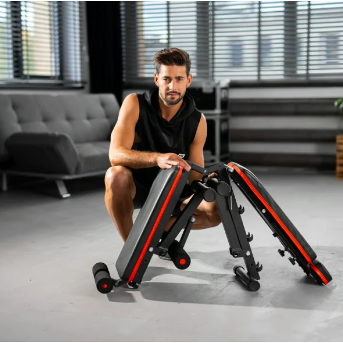 Лавка тренувальна Hop-Sport HS-1010 Pro універсальна для жиму та пресу