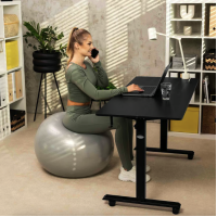 Компьютерный стол с регулируемой высотой Di Volio Rapalo черный