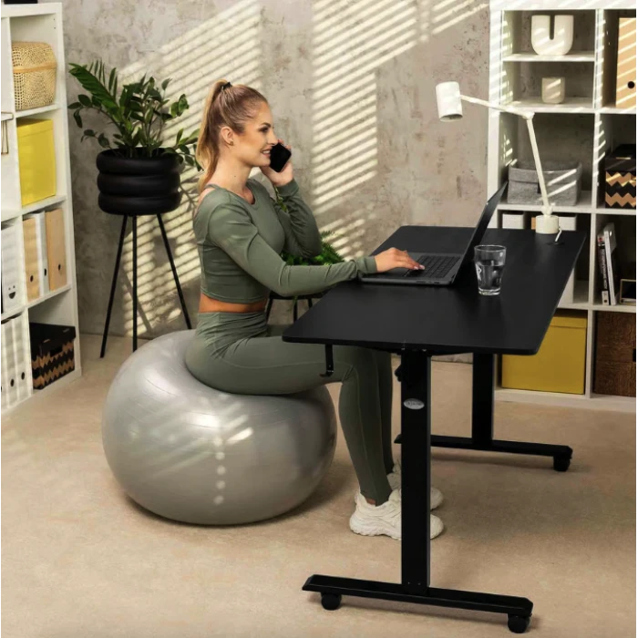 Компьютерный стол с регулируемой высотой Di Volio Rapalo черный