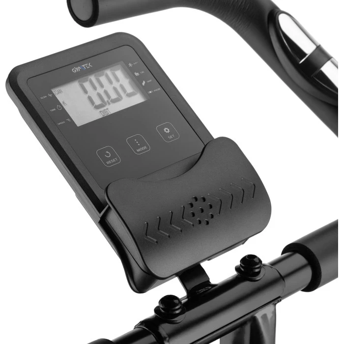 Велотренажер Gymtek FX800 магнітний складний з еспандерами синій