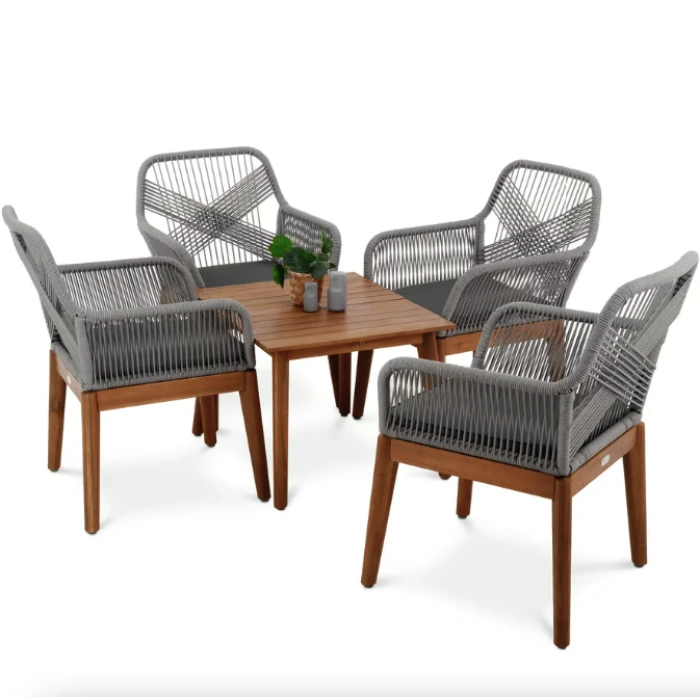 Комплект садовой мебели Di Volio Piago серо-графитовый