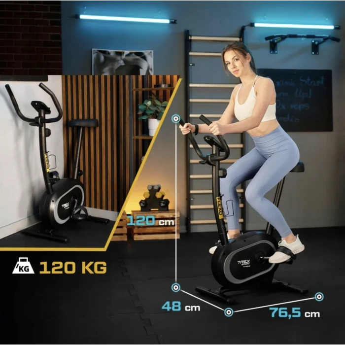 Велотренажер Trex Sport TX-450MB FLEXO черный магнитный