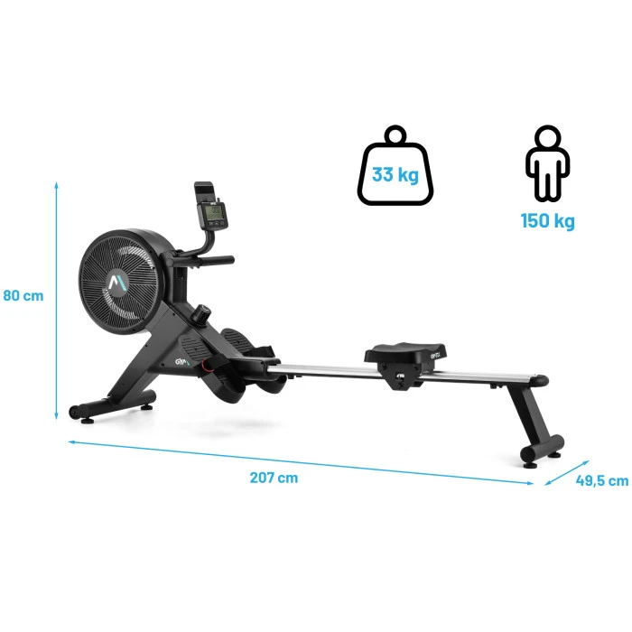 Гребний тренажер Gymtek XR1500 аеромагнітний