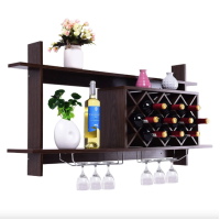 Настенная винная стойка Costway Kasta в стиле Loft