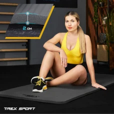 Коврик для йоги Trex Sport TX-029NGM NBR 2см 190х80 серый