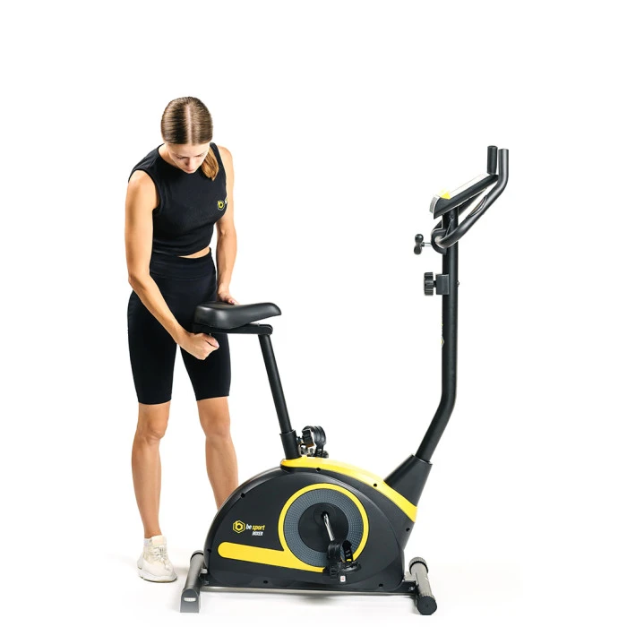 Велотренажер Besport BS-1040 BOXER магнітний чорно-жовтий