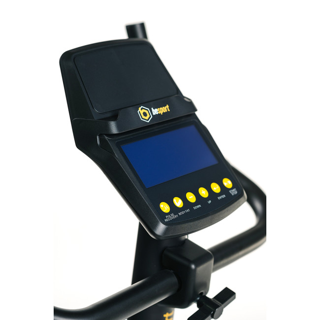 Велотренажер Besport BS-6047 MAYBIKE электромагнитный черно-желтый