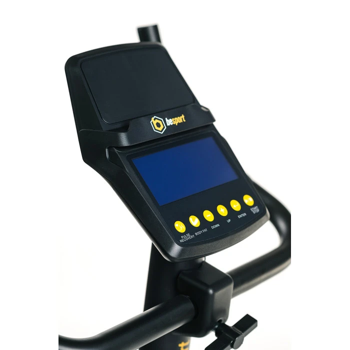 Велотренажер Besport BS-6047 MAYBIKE электромагнитный черно-желтый