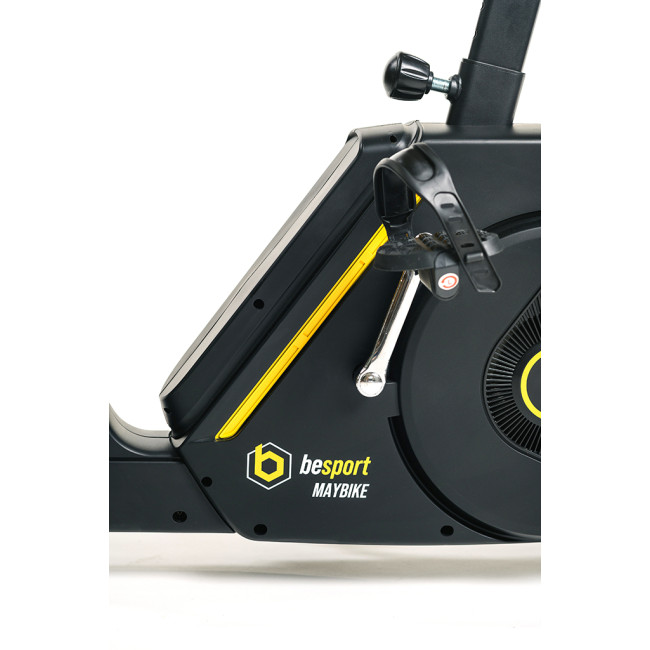 Велотренажер Besport BS-6047 MAYBIKE электромагнитный черно-желтый