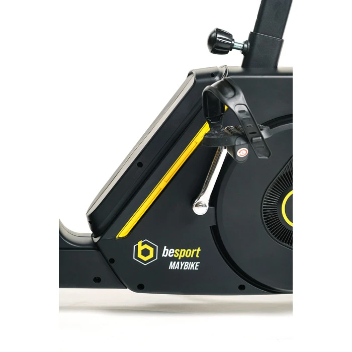 Велотренажер Besport BS-6047 MAYBIKE электромагнитный черно-желтый
