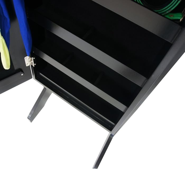 Напольное зеркало-шкаф Chomik PAKS черный