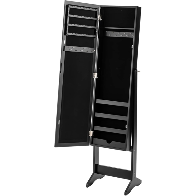 Напольное зеркало-шкаф Chomik PAKS черный