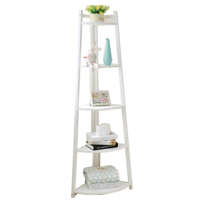 Этажерка Chomik WOODY угловая белый