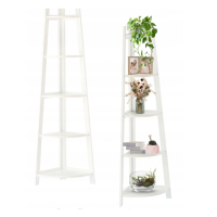 Этажерка Chomik WOODY угловая белый