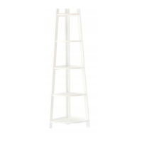 Этажерка Chomik WOODY угловая белый