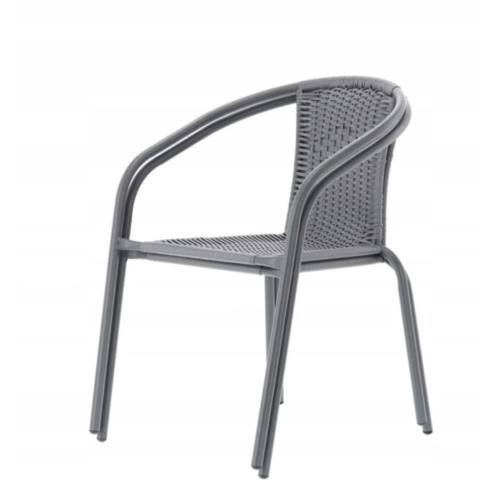 Садовая мебель Chomik BISTRO стол и 2 стулья серый