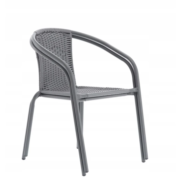 Садовая мебель Chomik BISTRO стол и 2 стулья серый