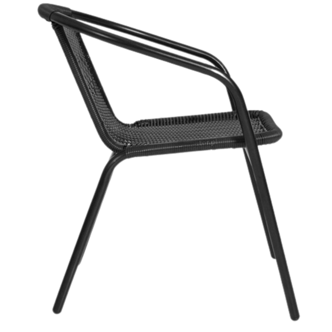 Садові меблі Chomik BISTRO стіл та 2 стільці сірий