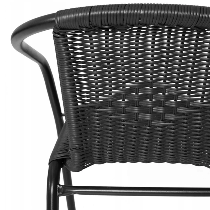 Садовая мебель Chomik BISTRO стол и 2 стулья серый