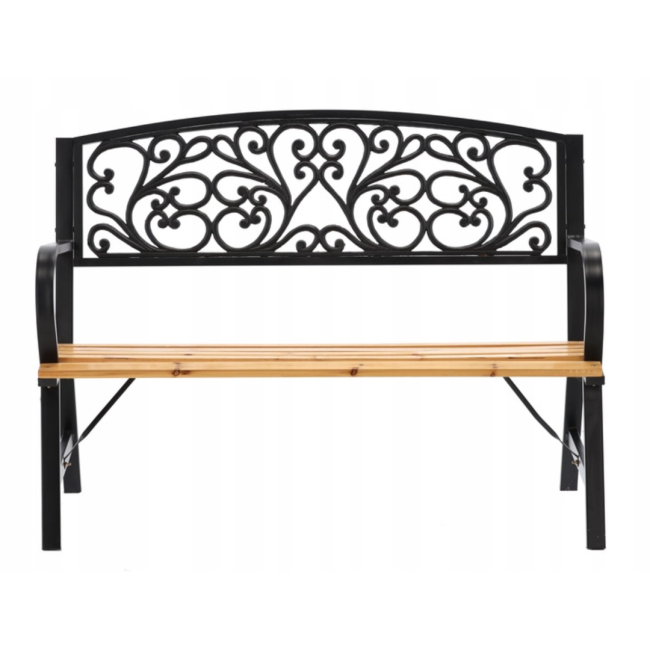 Лавка для саду Chomik GARDEN LINE SUNNY з декоративною спинкою