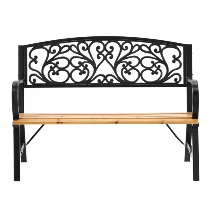 Лавка для саду Chomik GARDEN LINE SUNNY з декоративною спинкою